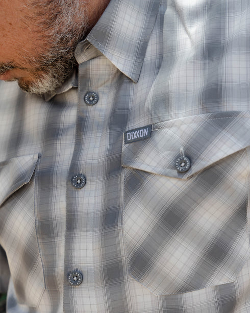 ALPINE 5YR BAMBOO SHORT SLEEVE BUTTON UP - MENS